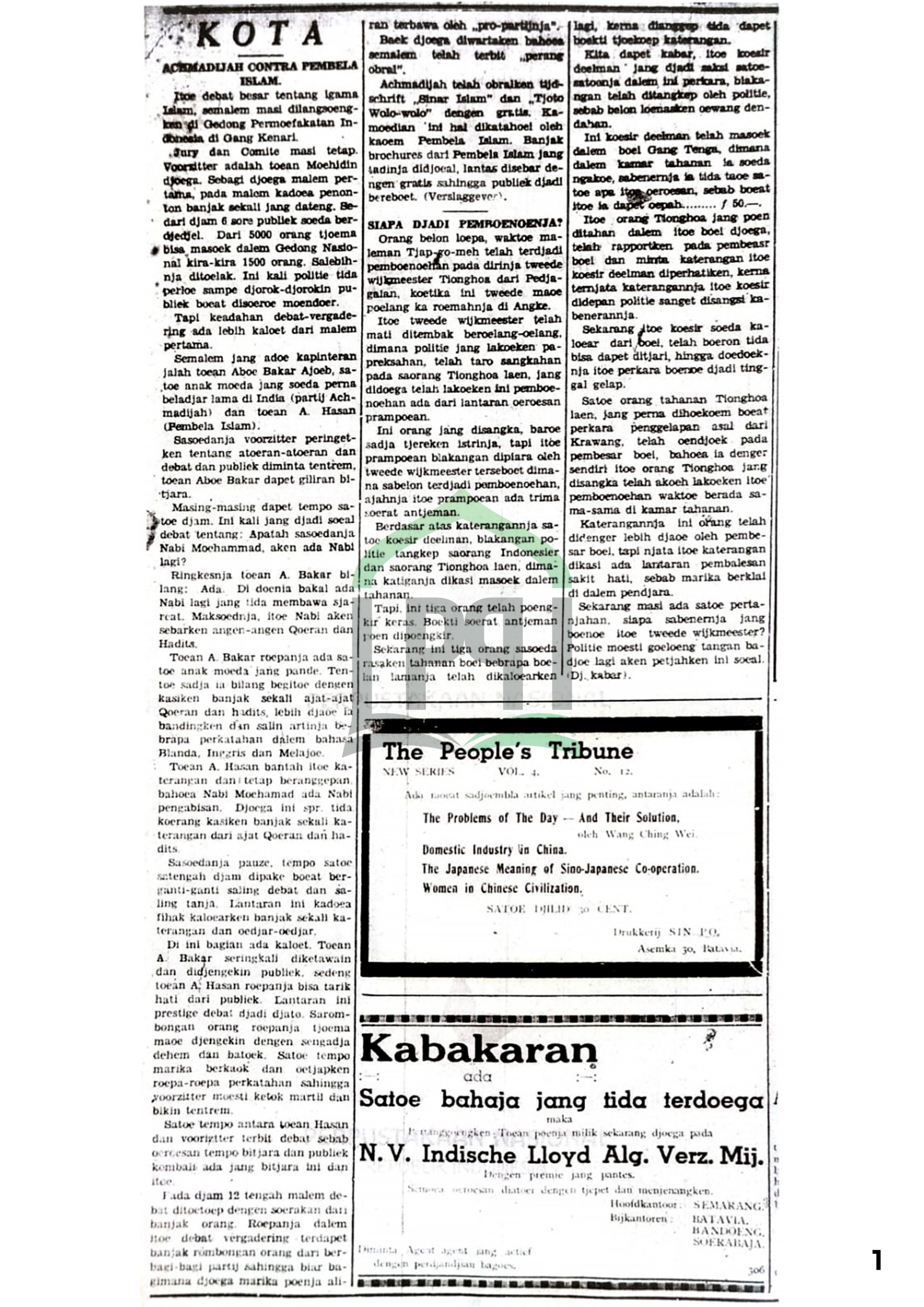 Sin Po, 2 Oktober 1933